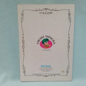 Vintage Urusei Yatsura Rumiko Takahashi "Lum & Ataru" Notebook /90's Manga Anime / Made in Japan / New old stock image 3