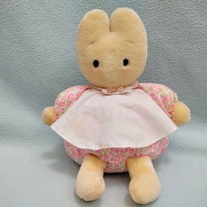 RZADKI rocznik 1996 Sanrio Marron Cream 9" Pluszowa lalka Eikoh/Francuski Królik Dziewczyna Kwiat Różowa Sukienka Moda/Pluszowe Zwierzę Miękka Zabawka Dekoracja