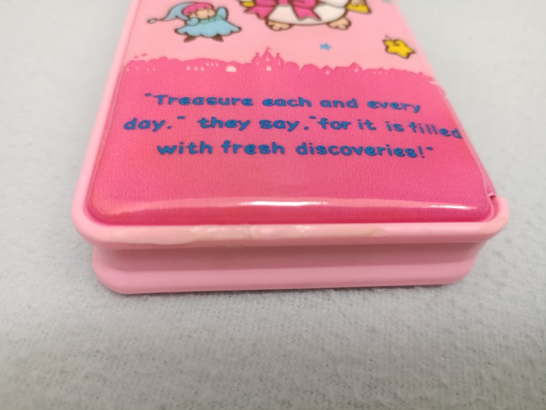 Petite Corbeille Vintage Little Twin Stars Sanrio - Tôle - 1987 Made In Japan - Occasion