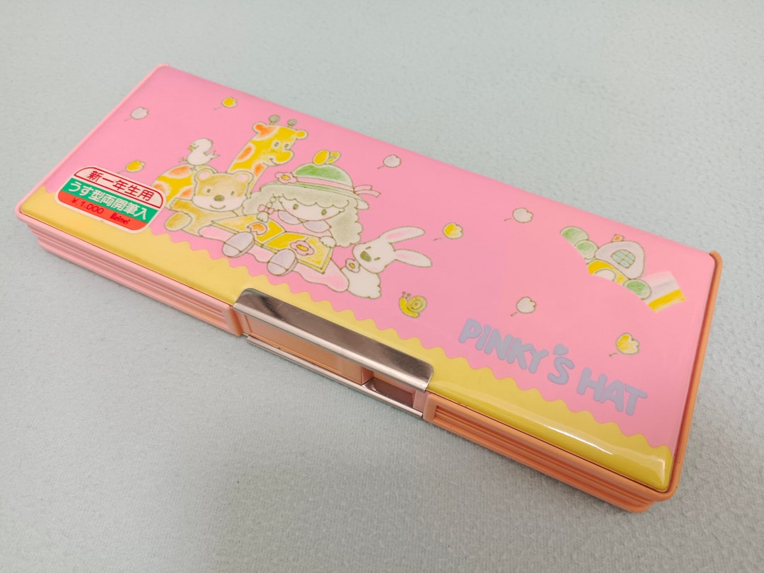 Vintage Japan Reimei Kawaii Girl Cartoon Pencil Case Etsy