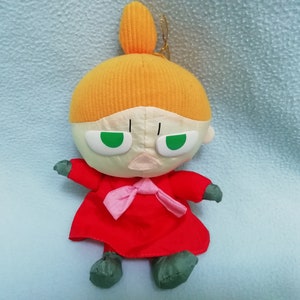 1995 Moomin Little My Banpresto Puffalumps 9"  Plush Doll /Cute Kawaii Big Eye Cartoon Girl / Soft Toy Stuffed Home Decor