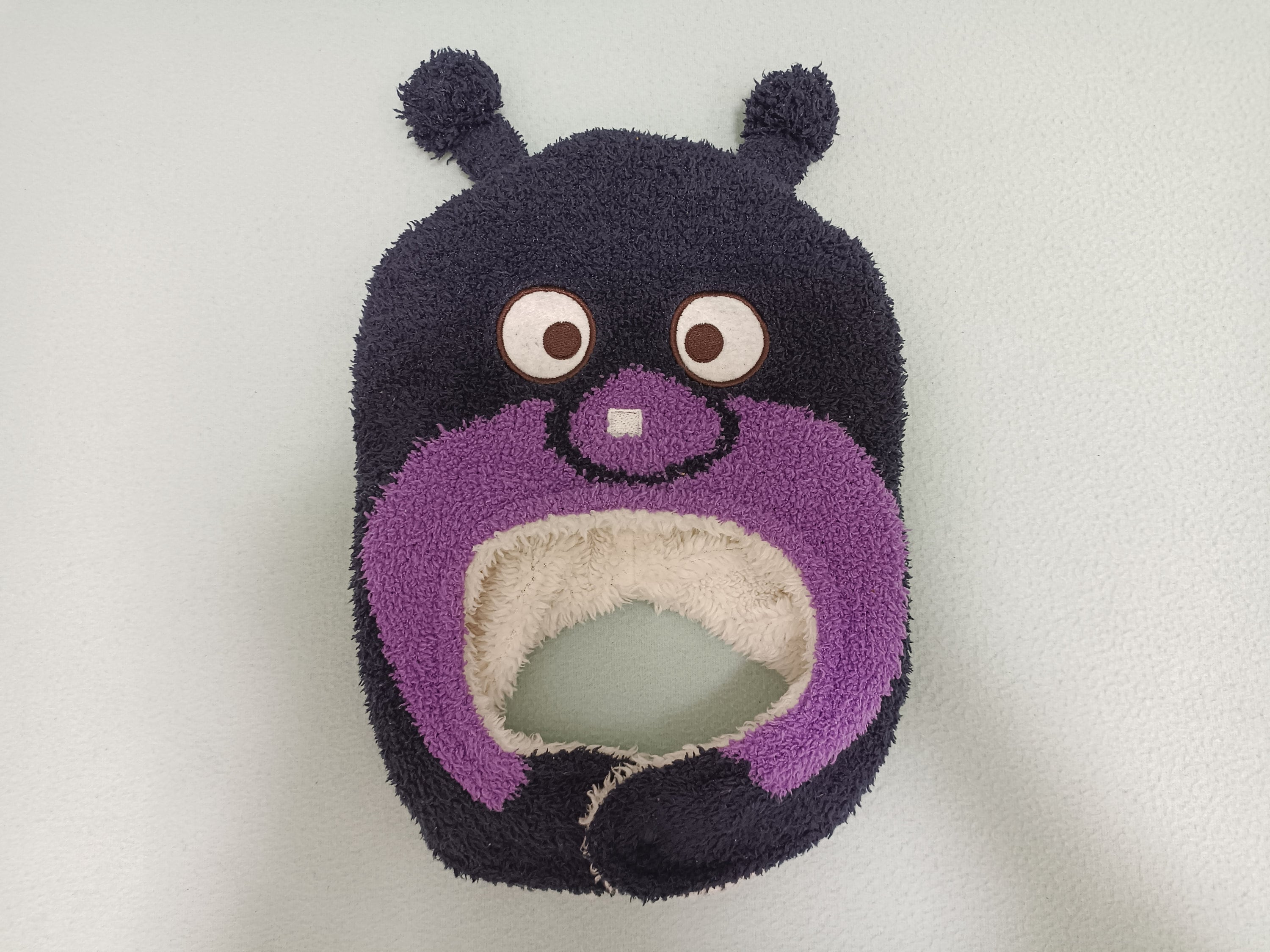 Vintage Anpanman Baikinman Beanie Hat Earflap / Japan Kawaii