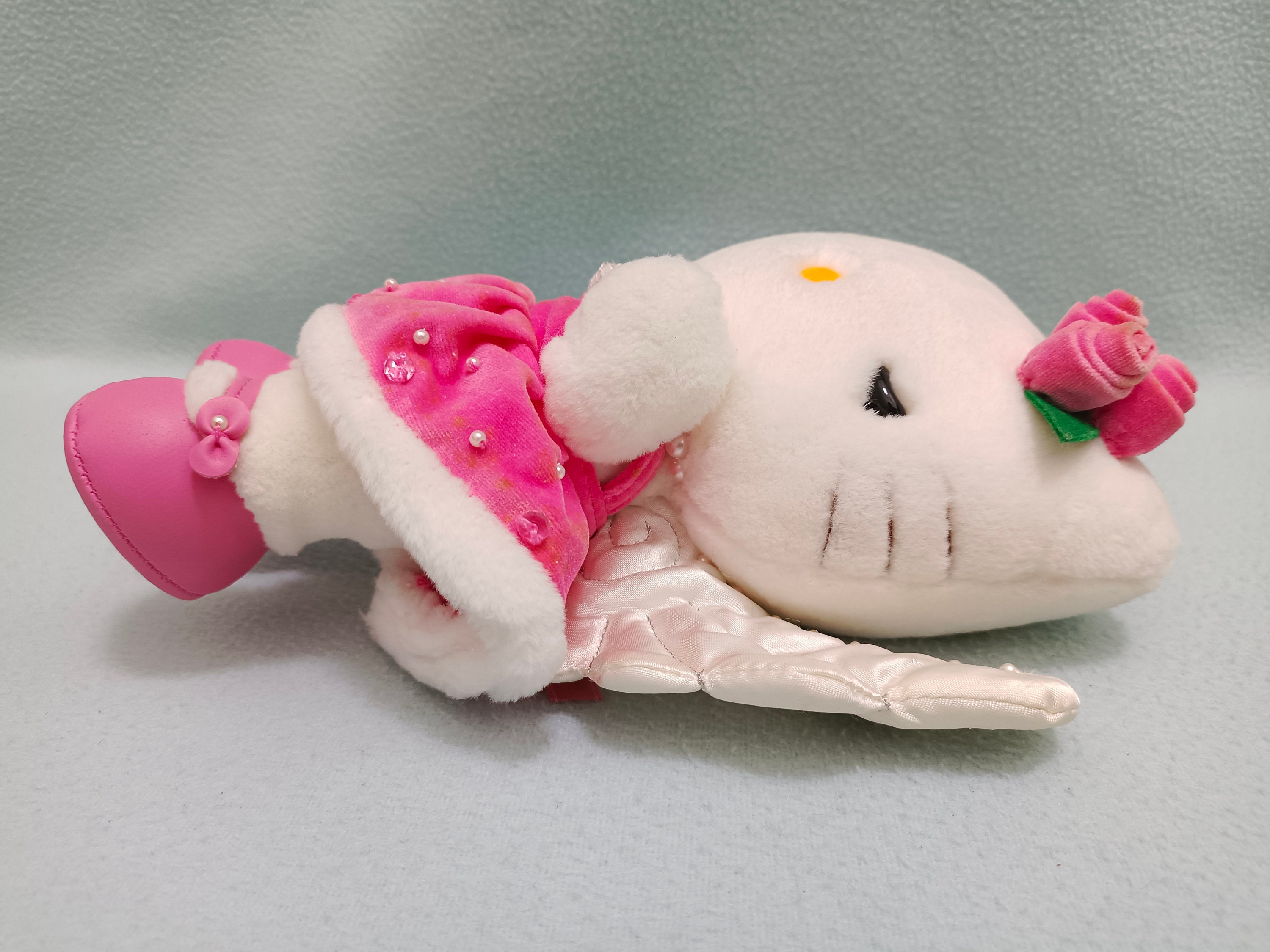 2000 Vintage Hello Kitty Angel Plush Doll Sanrio Millennium