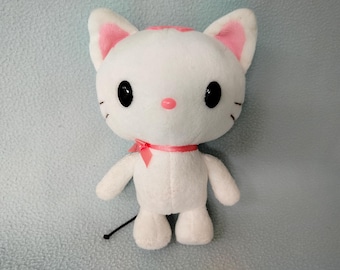 Vintage Sanrio Nijihan 100 Catsworld Hello Kitty Plush Doll 8