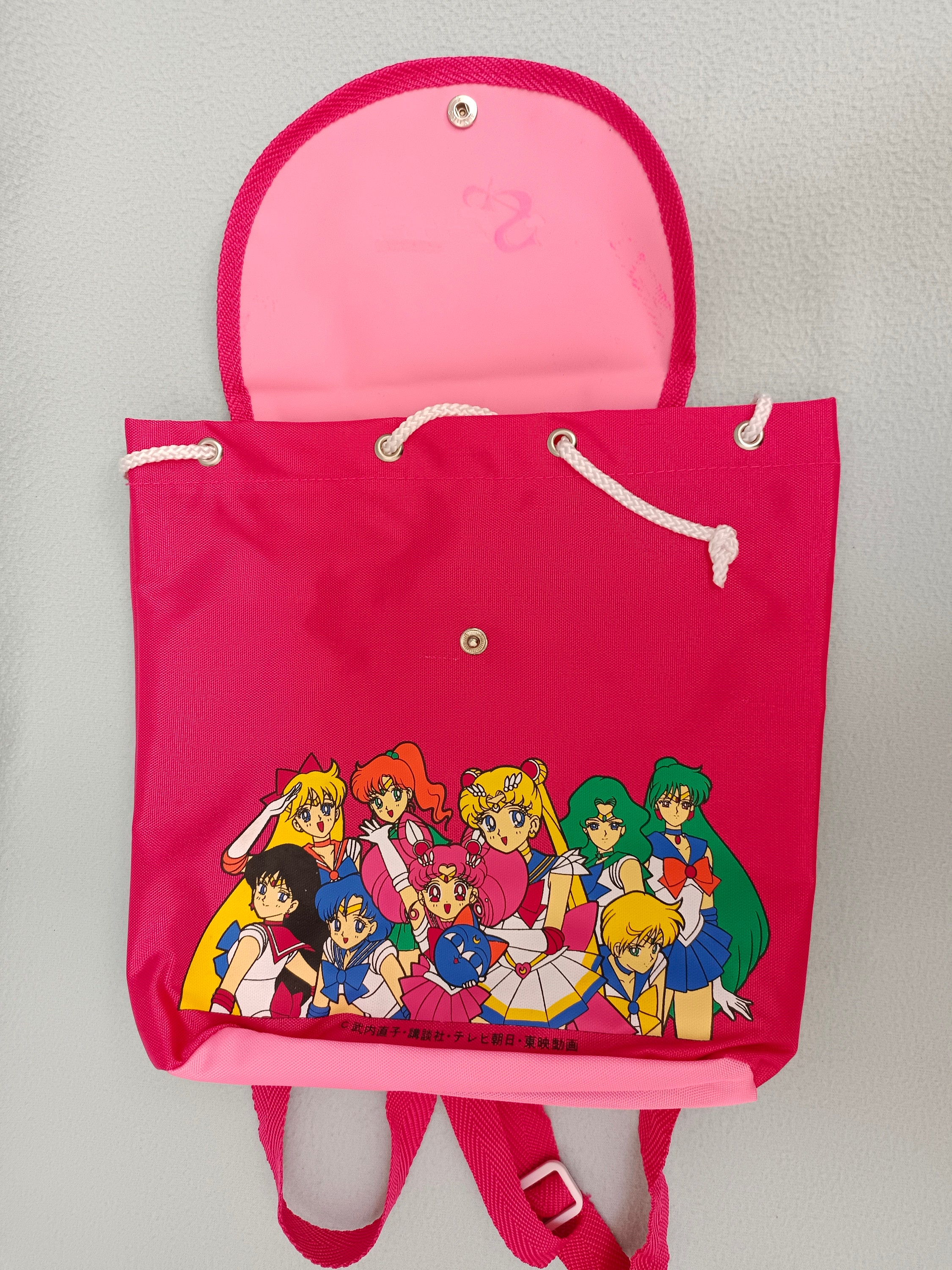 Vintage Sailor Moon S Backpack Toei Animation Naoko Takeuchi 