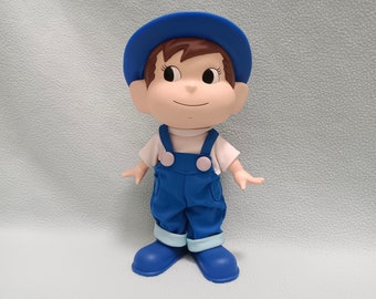 Vintage Poko Peko Chan Milky Doll Rubber Vinyl Toys Figure