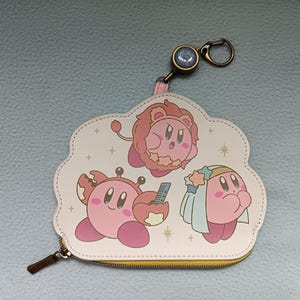 Kirby portemonnee etui met rits horoscoop collectie Japan Takara Nintendo videospel mascotte kawaii schattig karakter roze Nintendo