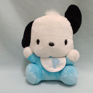 Vintage 1999 Sanrio Pochacco 10" Plush Doll Eikoh Japan Kawaii Cute Cartoon Baby Dog Puppy Mascot Stuffed Soft Toy Animal Home Decor