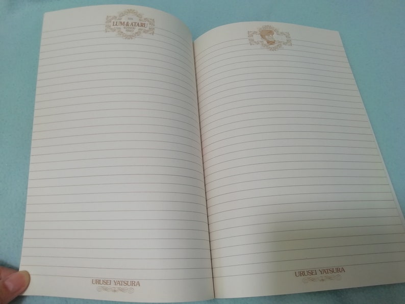 Vintage Urusei Yatsura Rumiko Takahashi "Lum & Ataru" Notebook /90's Manga Anime / Made in Japan / New old stock image 5