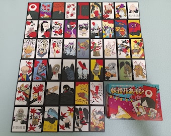 Vintage 2001 GeGeGe no Kitaro Japanese Characters Flower Play Card 50th Anniversary Manga Anime Boy Yokai Ghost Monster Shigeru Mizuki 鬼太郎