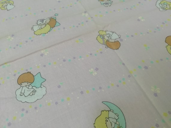 RARE 1976 Vintage Sanrio Little Twin Stars Handker
