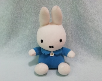 Vintage 1999 Miffy Plush Doll / Suction Cup Hanging Toy / Japan Cute Kawaii Bunny / Soft Toy Stuffed Animal Car Home Decor