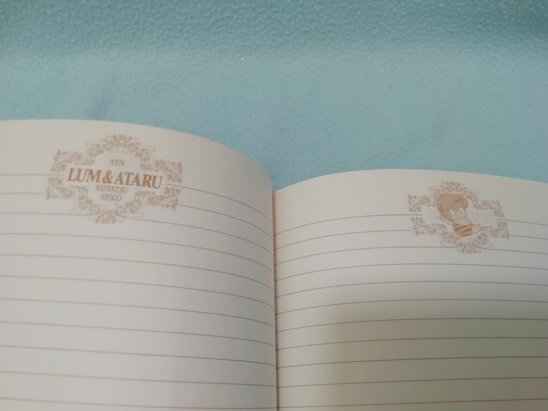 Vintage Urusei Yatsura Rumiko Takahashi "Lum & Ataru" Notebook /90's Manga Anime / Made in Japan / New old stock image 6