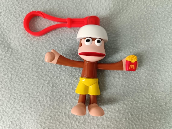 Ape Escape ラナ レア 希少 大小 猿 MONKEY モンキー 当時物 Vintage 2001's Ape Escape Piposaru Playstation Sony Monkey Red Hat