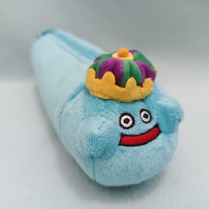 Dragon Quest Smile King Slime Plush Pencil Pouch Stationery Bag / Square Enix Japan Anime Game Cute Kawaii Fun Gift Soft Toys Doll