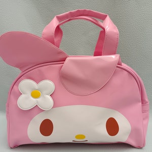 My Melody Sanrio Hand Bag Pouch Mini Pink / Japan Kawaii Rabbit Mascot / Ladies Girl Bag Retro Cute Cartoon Animal