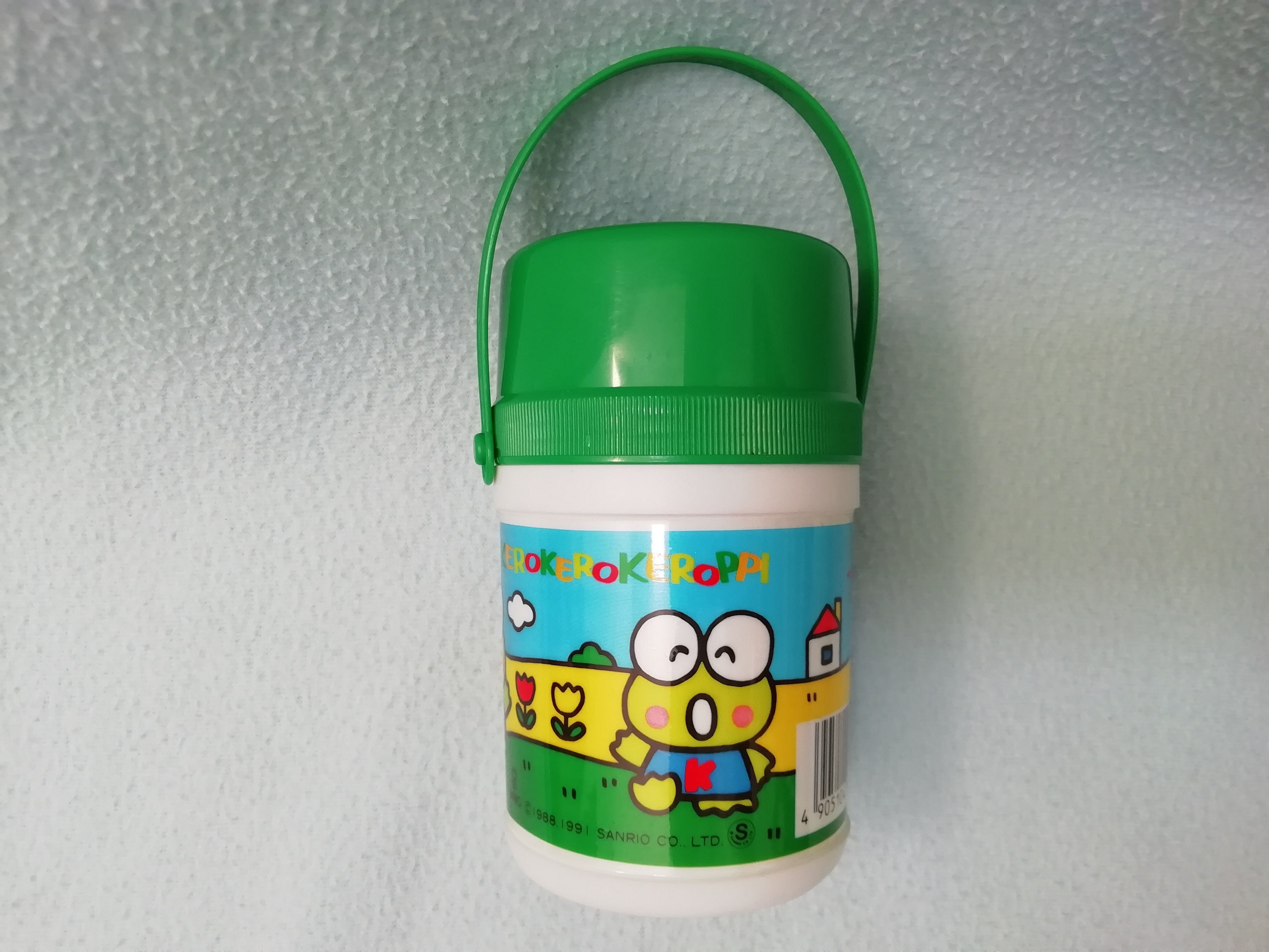 1988 Hello Kitty Sanrio Water Bottle Drink Container Lunch Storage
