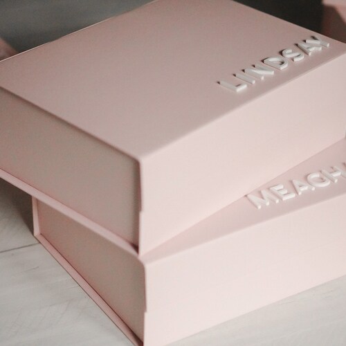 Luxury Personalized Gift Box Keepsake Box Wedding Party Etsy Canada