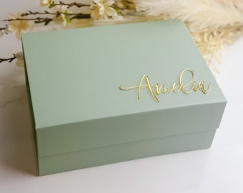 Luxe Personalized Gift Box | A5 Keepsake Box | Wedding Party Gift | Custom Box | Bridesmaid Gift | Bride Gift | Will You Be My Bridesmaid