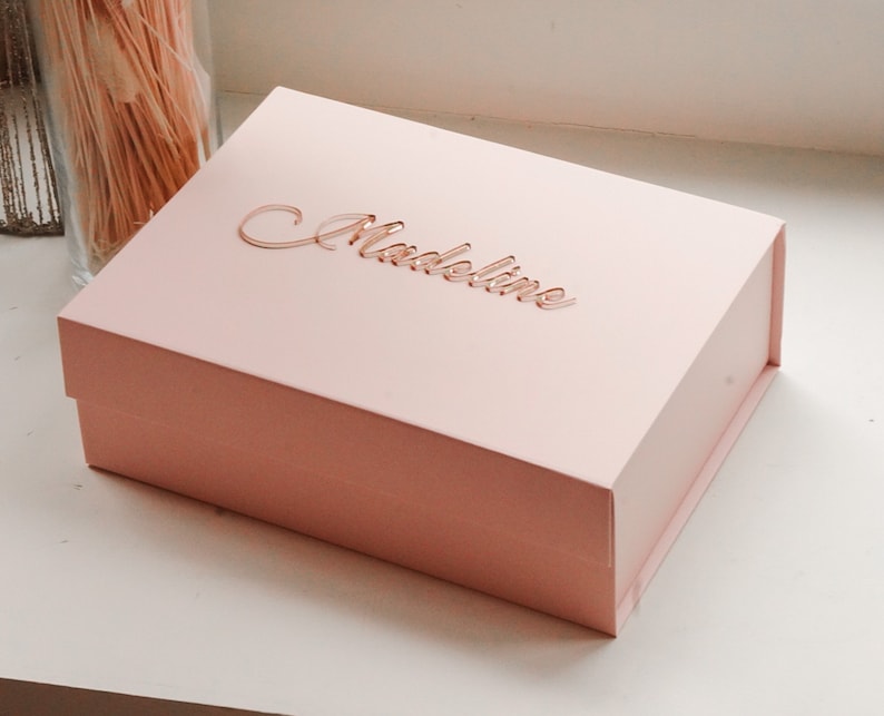 Luxury Personalized Gift Box Keepsake Box Wedding Party Etsy