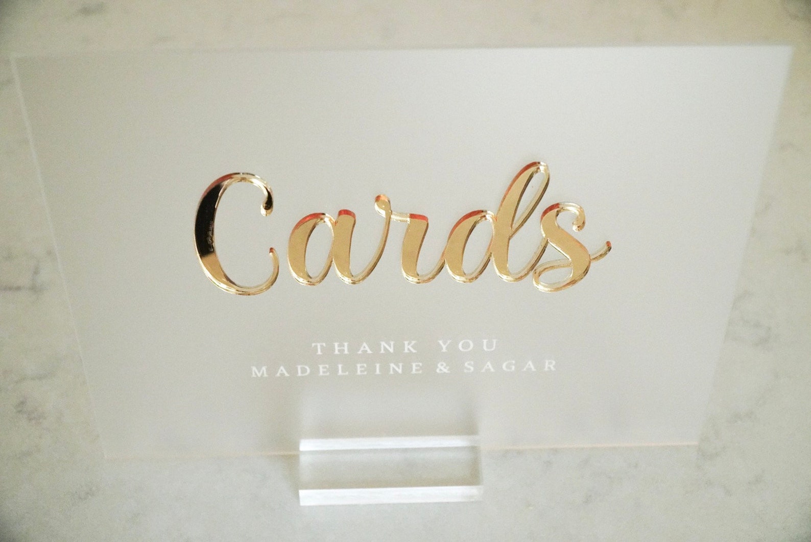 Wedding Card Box Sign 8” X 10” | Card Box Sign | Money Box Acrylic Sign ...