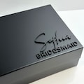 Luxe Personalized Magnetic Gift Box | Keepsake Wedding Party Box | Custom Box | Bridesmaid Gift | Brand Box | Will You Be My Bridesmaid product logo