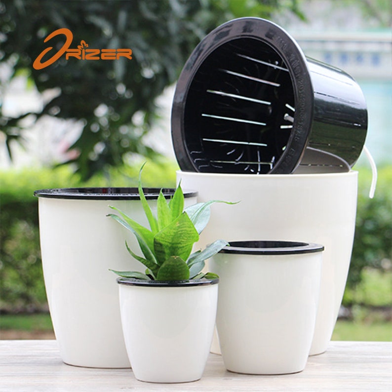 3 Perfect Orchid Pots Self Watering Plant Planters Etsy