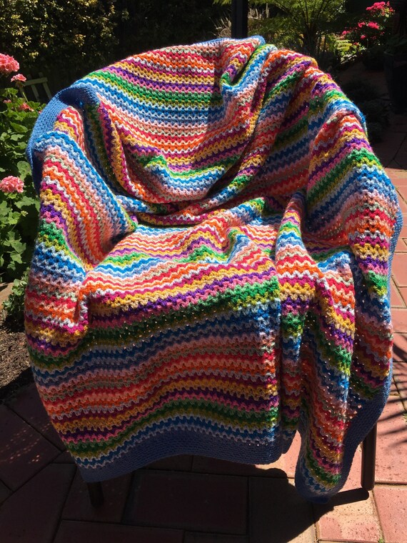 Meine fröhliche bunte Decke
