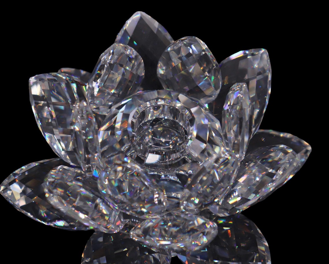 Swarovski Crystal home & Interior Collection Medium Waterlily