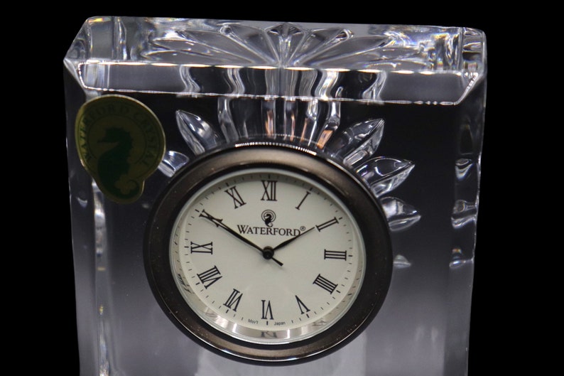 Waterford Crystal lismore Mini Quartz Clock With Original Etsy
