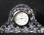 Waterford Crystal Wharton Mantel Clock - UNTESTED