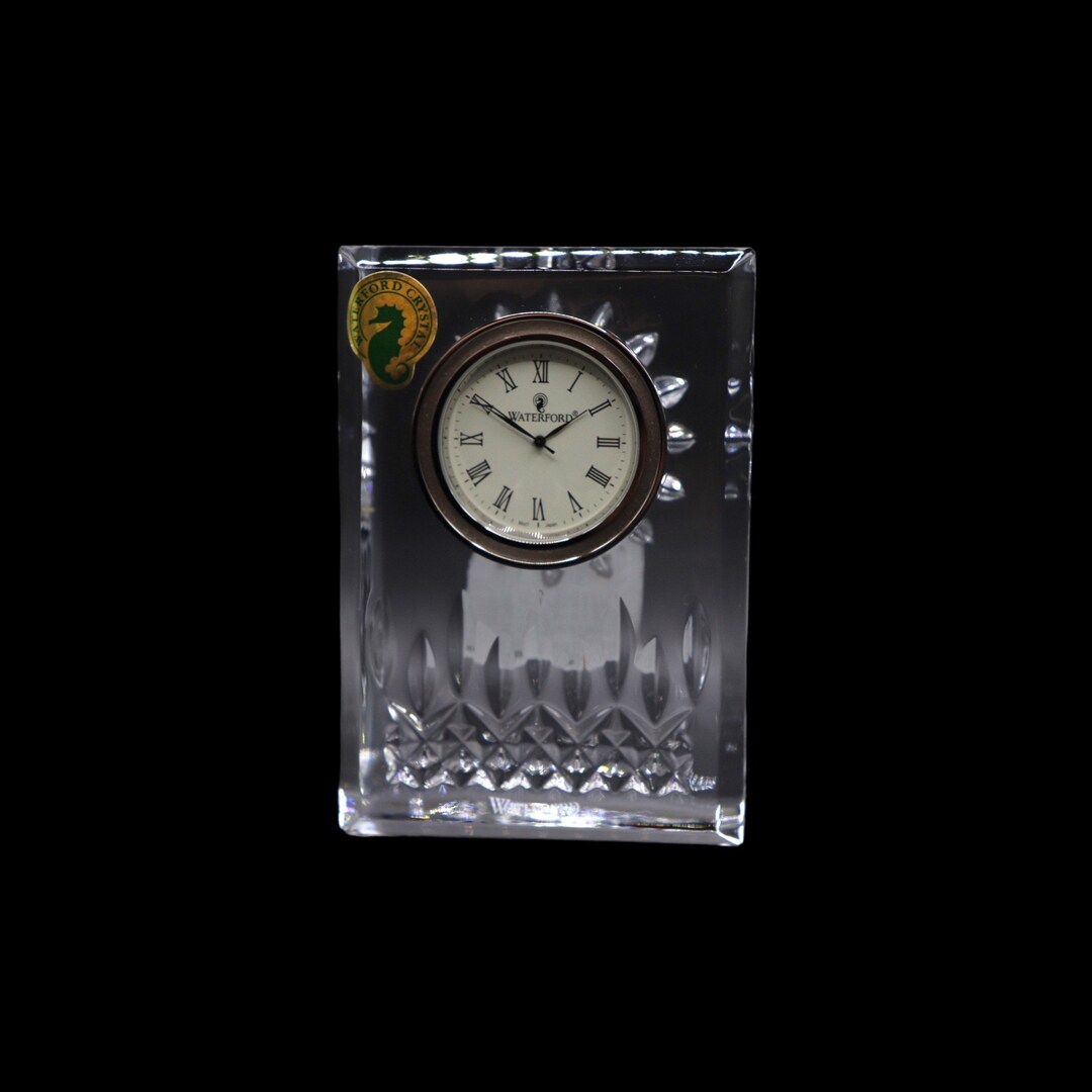 Waterford Crystal lismore Mini Quartz Clock With Original Etsy