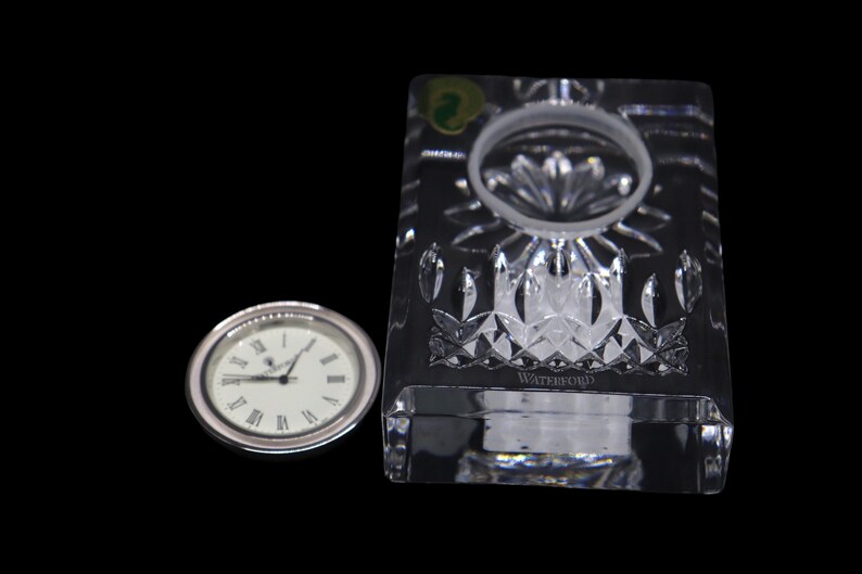 Waterford Crystal lismore Mini Quartz Clock With Original Etsy