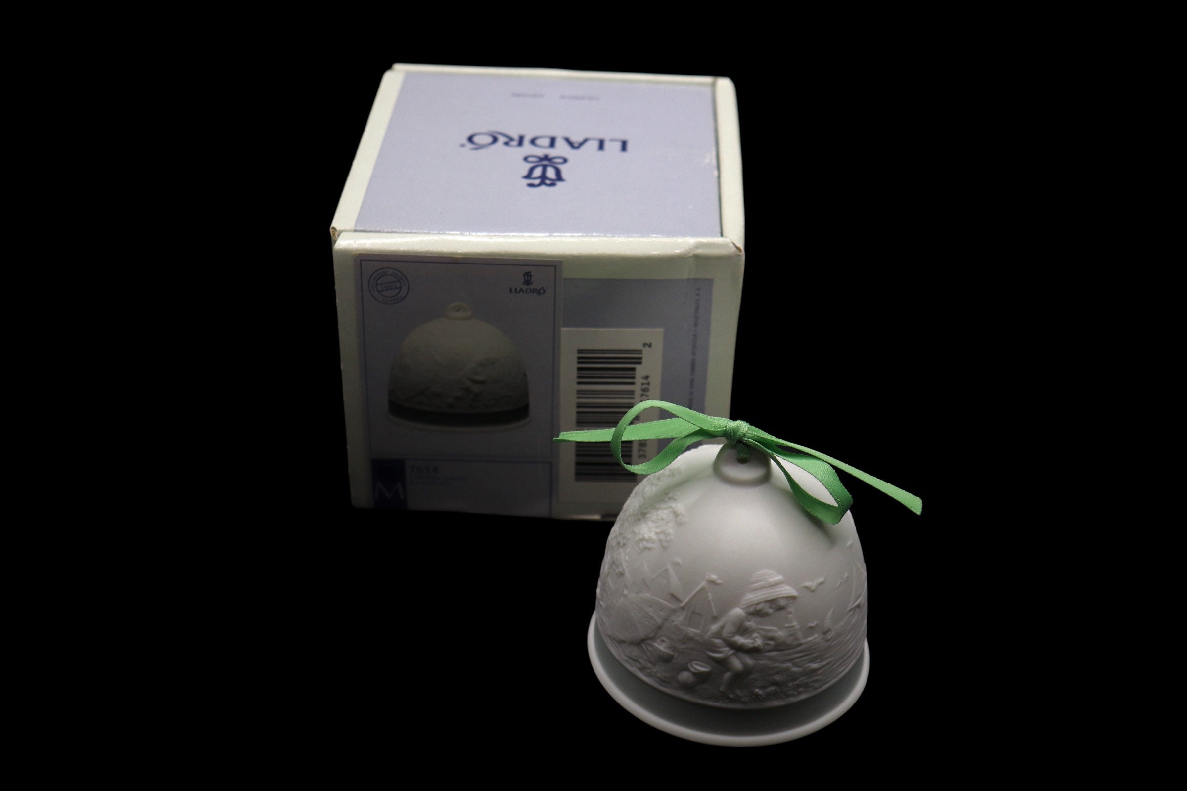 Lladró Porcelain 1992 Four Seasons Christmas Ornament Bell Summer With