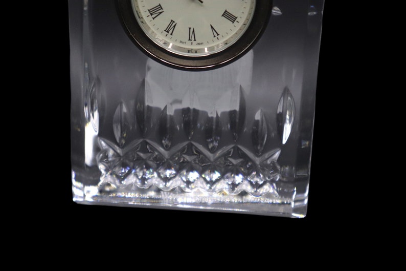 Waterford Crystal lismore Mini Quartz Clock With Original Etsy