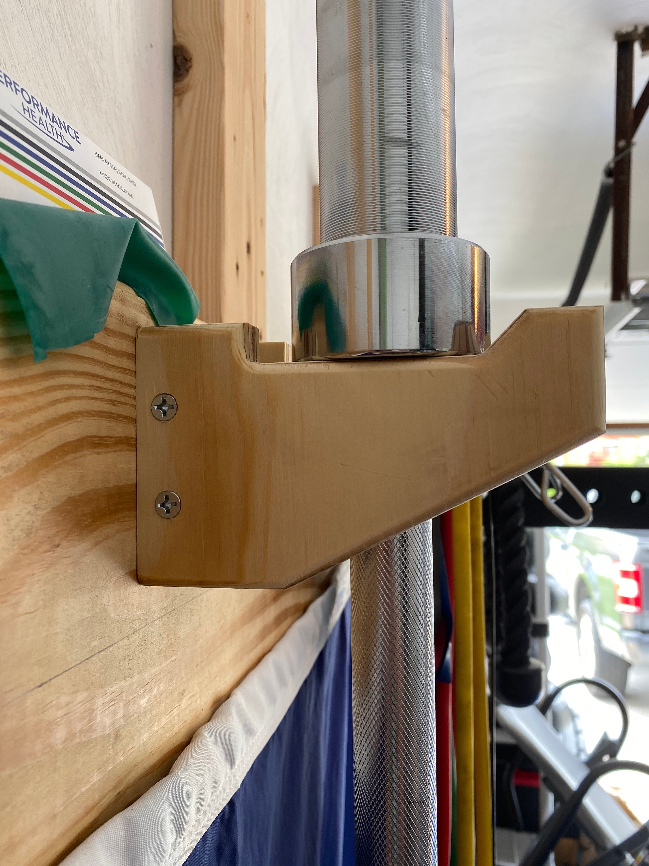 Barbell Hanger Vertical Etsy