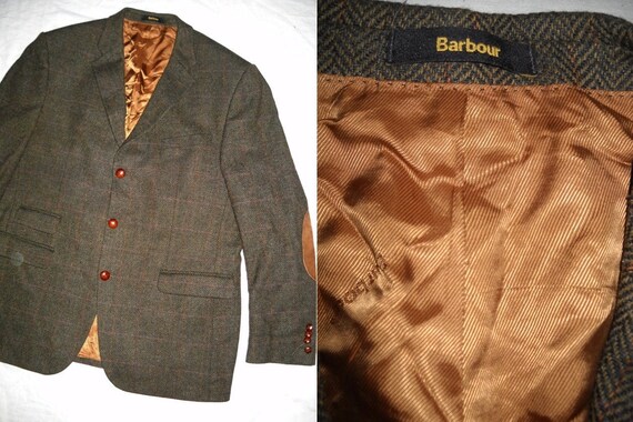 barbour mens blazer