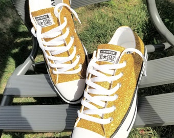 gold converse high tops