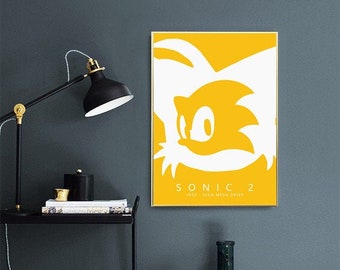 Sonic 2 Minimal Print Digital Download