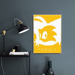 Sonic 2 Minimal Print Digital Download