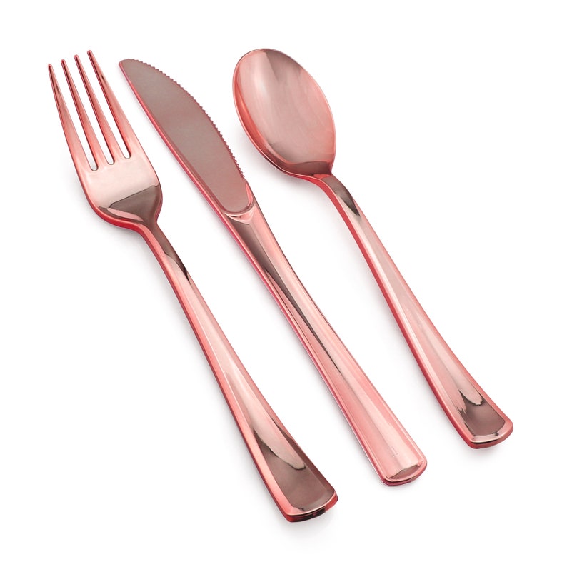 1200 Piece Rose Gold Dinnerware Set 400 White and Rose Gold Etsy