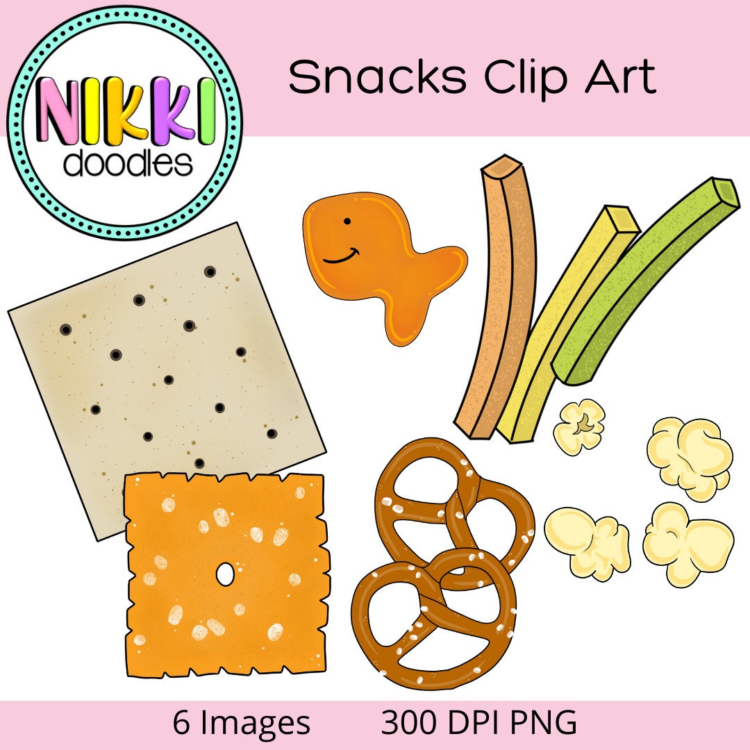 kids eating snack clip art