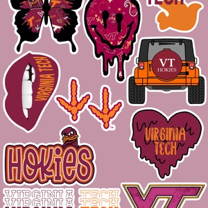 Virginia Tech Sticker Pack