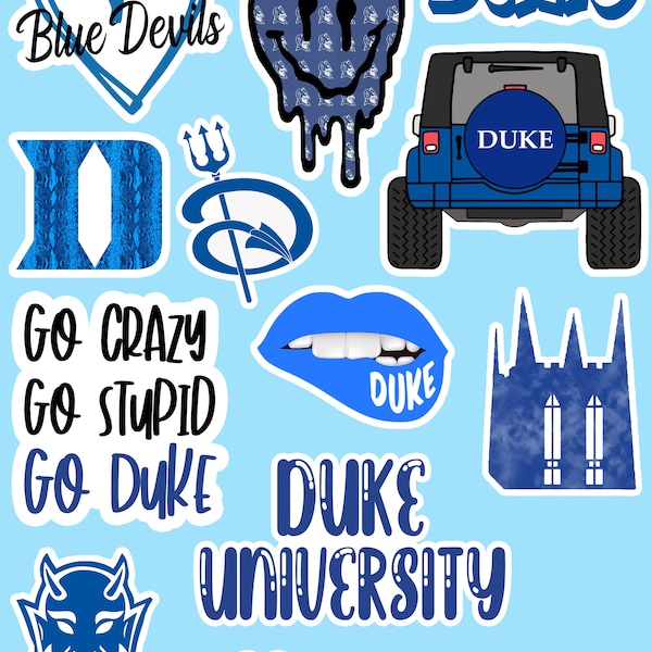 Duke University Sticker Pack