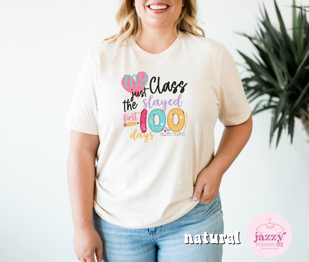 Teacher 100 Days Shirt 100 Day of School Shirt 100 Days Etsy