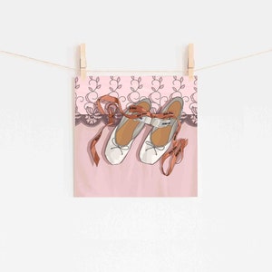 Ballet Flats Illustration Print