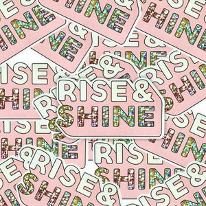 Glittersticker Rise and SHINE