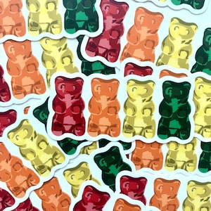 Gummy Bears Waterproof Vinyl Sticker 1