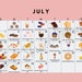 2024 Foodie Calendar Digital Download High-quality Printable Calendar ...