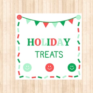 Holiday Treats Tag
